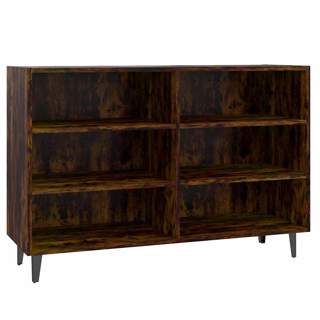 Vidaxl dressoir 103,5x35x70 cm bewerkt hout gerookt eikenkleurig