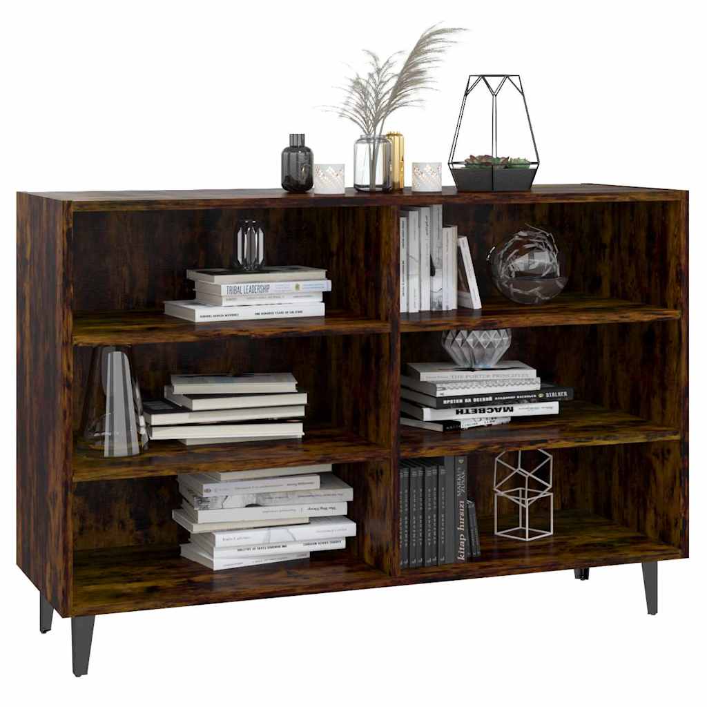 Vidaxl dressoir 103,5x35x70 cm bewerkt hout gerookt eikenkleurig