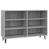 Vidaxl dressoir 103,5x35x70 cm bewerkt hout grijs sonoma eikenkleurig
