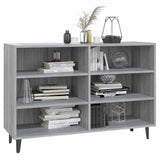 Vidaxl dressoir 103,5x35x70 cm bewerkt hout grijs sonoma eikenkleurig