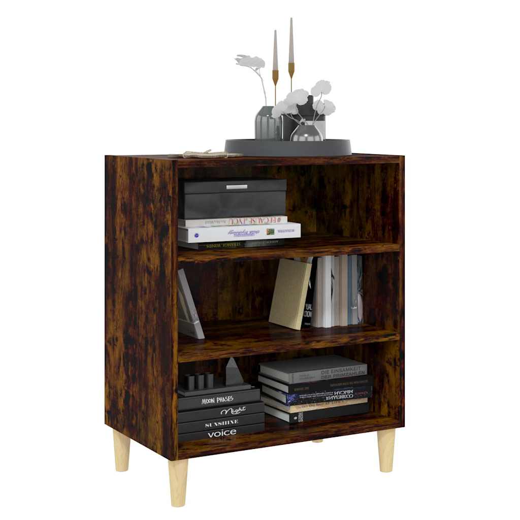 Vidaxl dressoir 57x35x70 cm bewerkt hout gerookt eikenkleurig