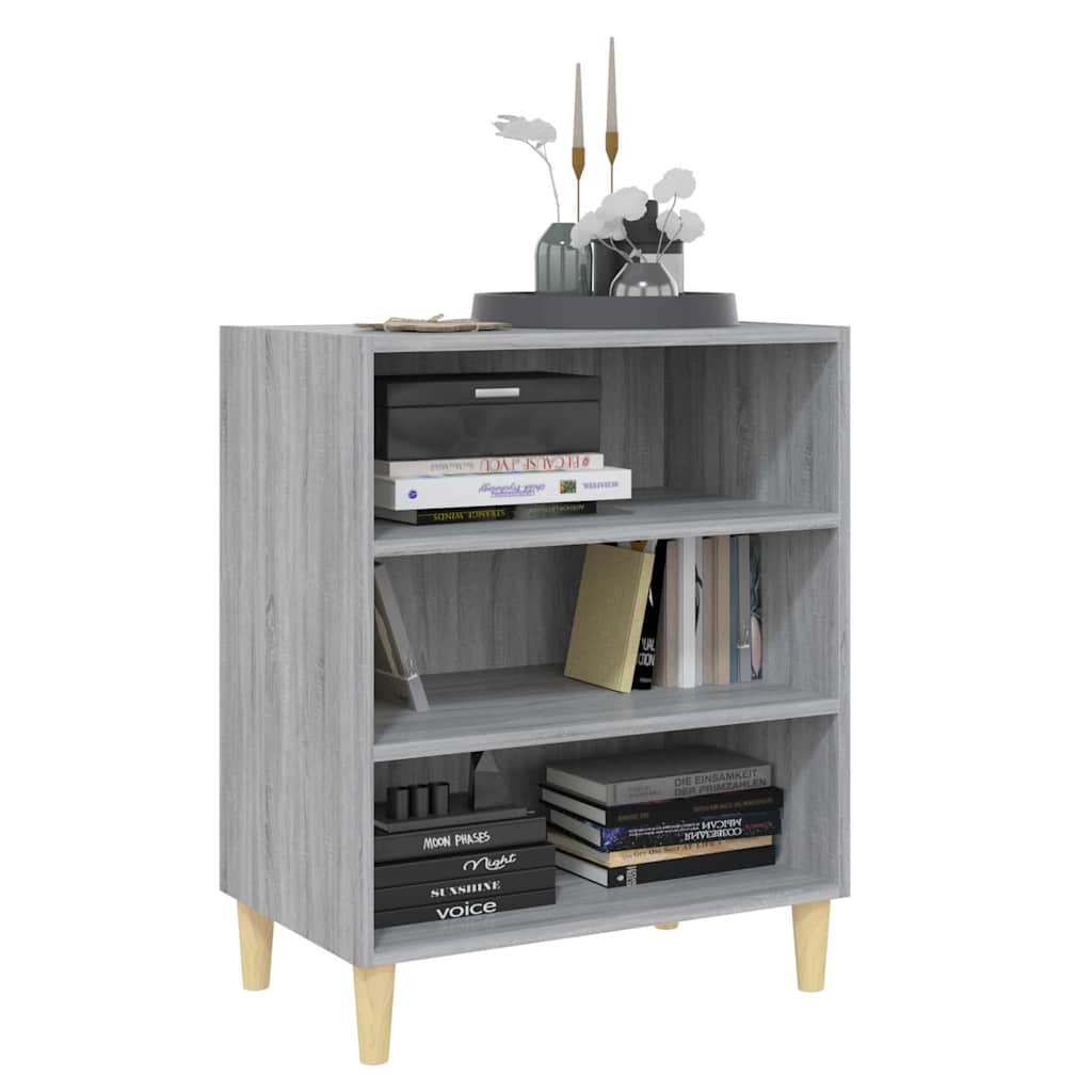 Vidaxl dressoir 57x35x70 cm bewerkt hout grijs sonoma eikenkleurig