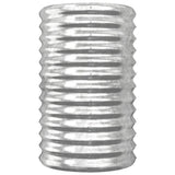 Vidaxl plantenbak 40x40x68 cm gegalvaniseerd staal zilverkleurig