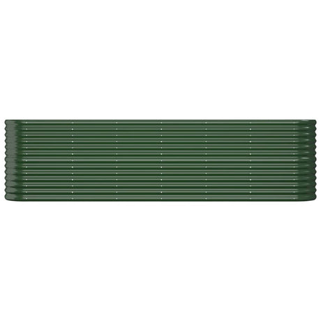 Vidaxl plantenbak 260x40x68 cm gegalvaniseerd staal groen