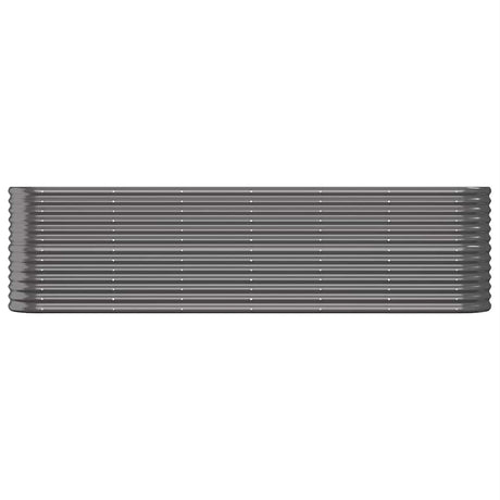 Vidaxl plantenbak 260x40x68 cm gegalvaniseerd staal antracietkleurig