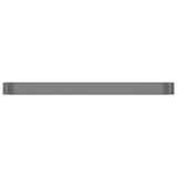 Vidaxl plantenbak 507x100x36 cm gegalvaniseerd staal grijs