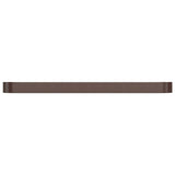 Vidaxl plantenbak 544x100x36 cm gegalvaniseerd staal bruin