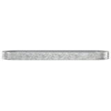 Vidaxl plantenbak 523x140x36 cm gegalvaniseerd staal zilverkleurig