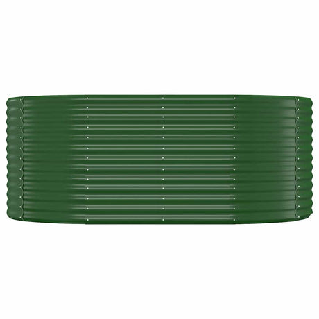 Vidaxl plantenbak 175x100x68 cm gegalvaniseerd staal groen