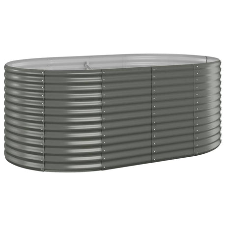 Vidaxl plantenbak 175x100x68 cm gegalvaniseerd staal grijs