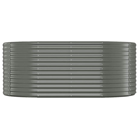 Vidaxl plantenbak 175x100x68 cm gegalvaniseerd staal grijs