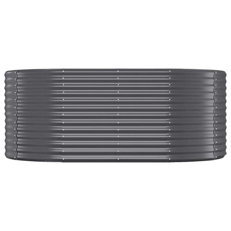 Vidaxl plantenbak 175x100x68 cm gegalvaniseerd staal antracietkleurig