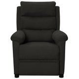 Vidaxl massagestoel stof zwart