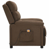 Vidaxl massagestoel stof bruin