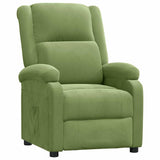 Vidaxl fauteuil verstelbaar fluweel lichtgroen