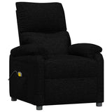 Vidaxl massagestoel stof zwart