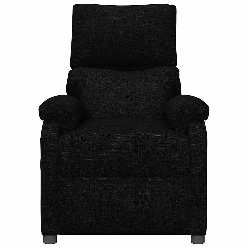 Vidaxl massagestoel stof zwart