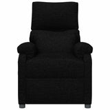 Vidaxl massagestoel stof zwart