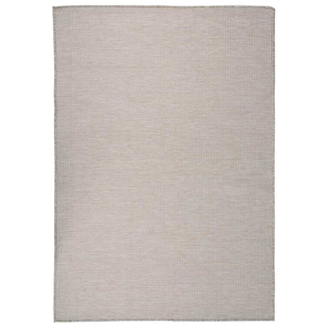 Vidaxl buitenkleed platgeweven 160x230 cm lichtgrijs