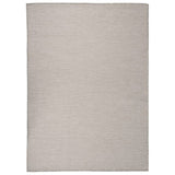 Vidaxl buitenkleed platgeweven 200x280 cm lichtgrijs