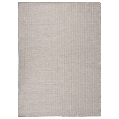 Vidaxl buitenkleed platgeweven 200x280 cm lichtgrijs
