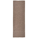 Vidaxl buitenkleed platgeweven 80x250 cm bruin