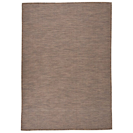 Vidaxl buitenkleed platgeweven 160x230 cm bruin