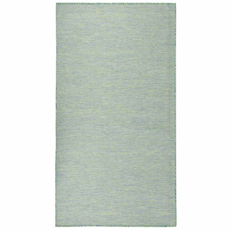 Vidaxl buitenkleed platgeweven 80x150 cm turquoise