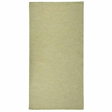 Vidaxl buitenkleed platgeweven 100x200 cm groen