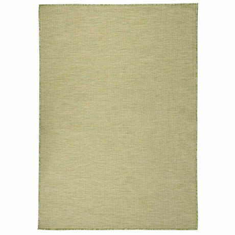 Vidaxl buitenkleed platgeweven 160x230 cm groen