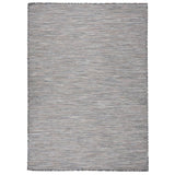 Vidaxl Extérieur tapis plat - 200x280 cm, marron et bleu