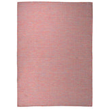 Vidaxl buitenkleed platgeweven 200x280 cm rood