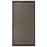 Vidaxl buitenkleed platgeweven 100x200 cm donkerbruin