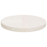 Vidaxl tafelblad ø30x2,5 cm massief grenenhout wit