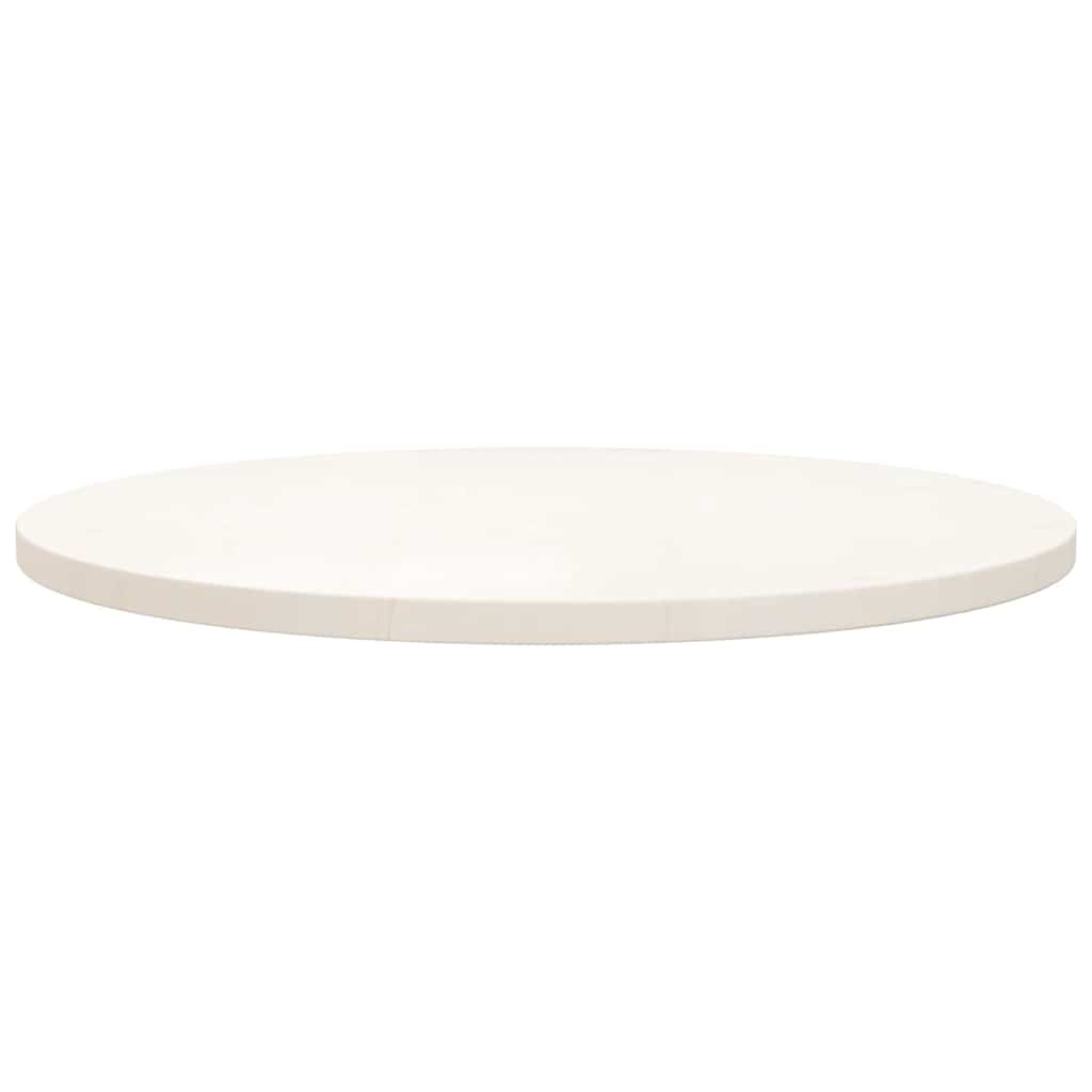 Vidaxl tafelblad ø70x2,5 cm massief grenenhout wit