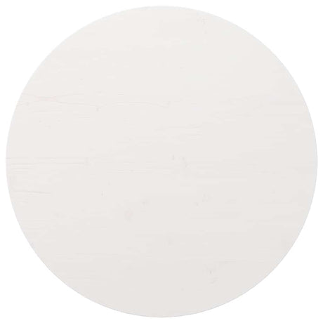 Vidaxl tafelblad ø90x2,5 cm massief grenenhout wit