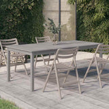 Vidaxl tuintafel 200x100x75 cm massief acaciahout grijs