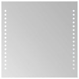 Vidaxl badkamerspiegel led 30x30 cm
