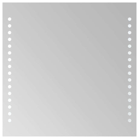 Vidaxl badkamerspiegel led 30x30 cm