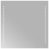 Vidaxl badkamerspiegel led 40x40 cm
