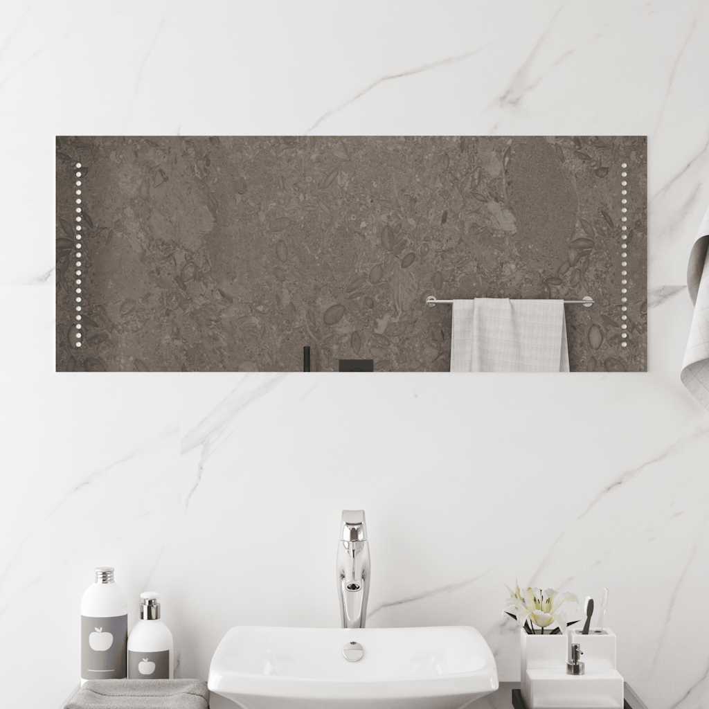 Vidaxl badkamerspiegel led 100x40 cm