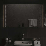 Vidaxl badkamerspiegel led 100x60 cm
