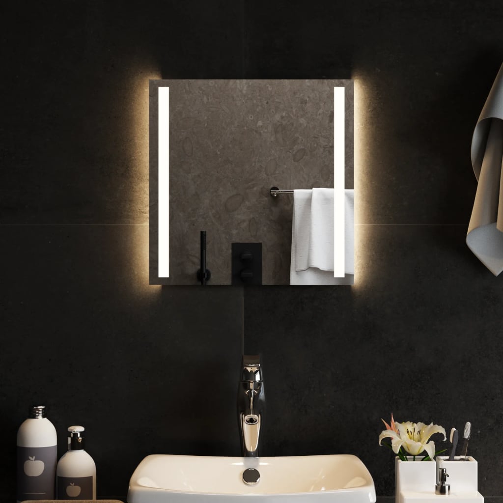 Vidaxl Bathom Mirror LED 40x40 cm