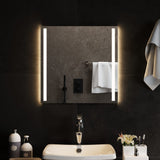 Vidaxl Bathroom Mirror LED 50x50 cm