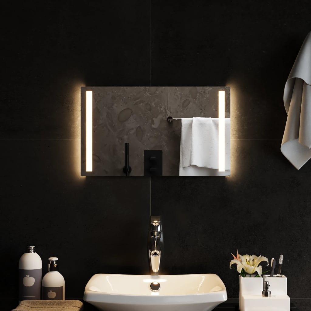 Vidaxl Bathroom Mirror LED 50x30 cm