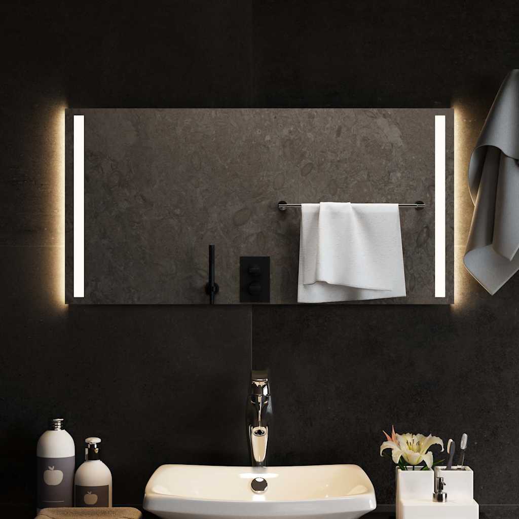 Vidaxl badkamerspiegel led 80x40 cm