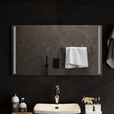 Vidaxl Mirror de baño LED 90x50 cm