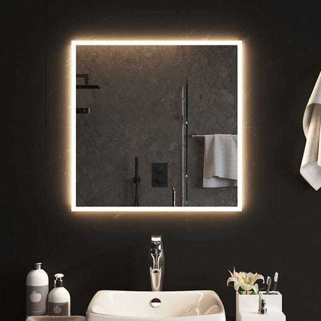 Vidaxl badkamerspiegel led 60x60 cm