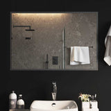 Vidaxl badkamerspiegel led 90x60 cm
