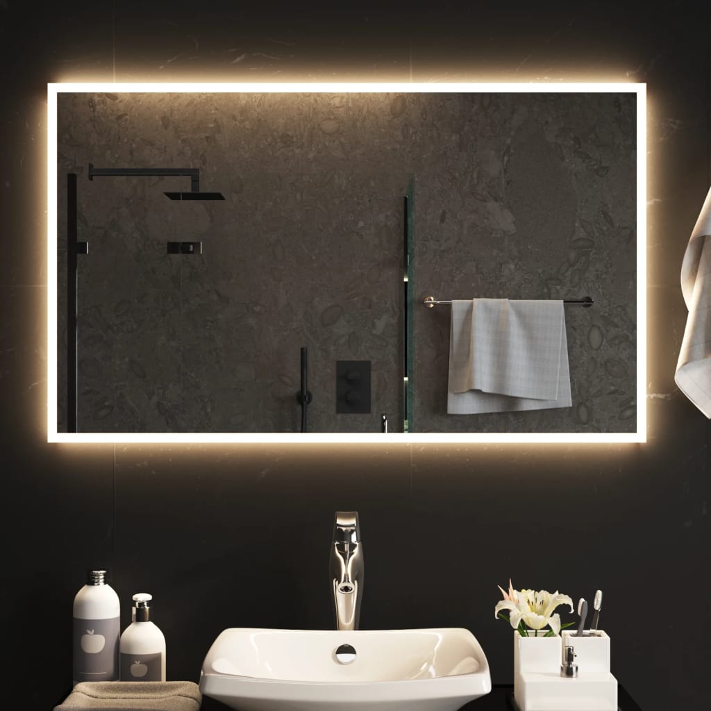 Vidaxl Specchio da bagno LED 100x60 cm